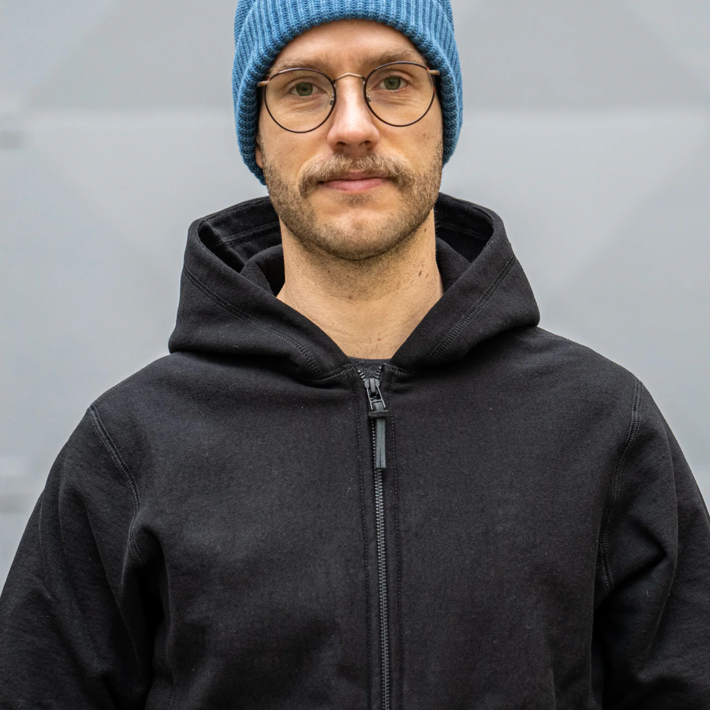 3sixteen Heavyweight Zip Hoody - Black - Image 3
