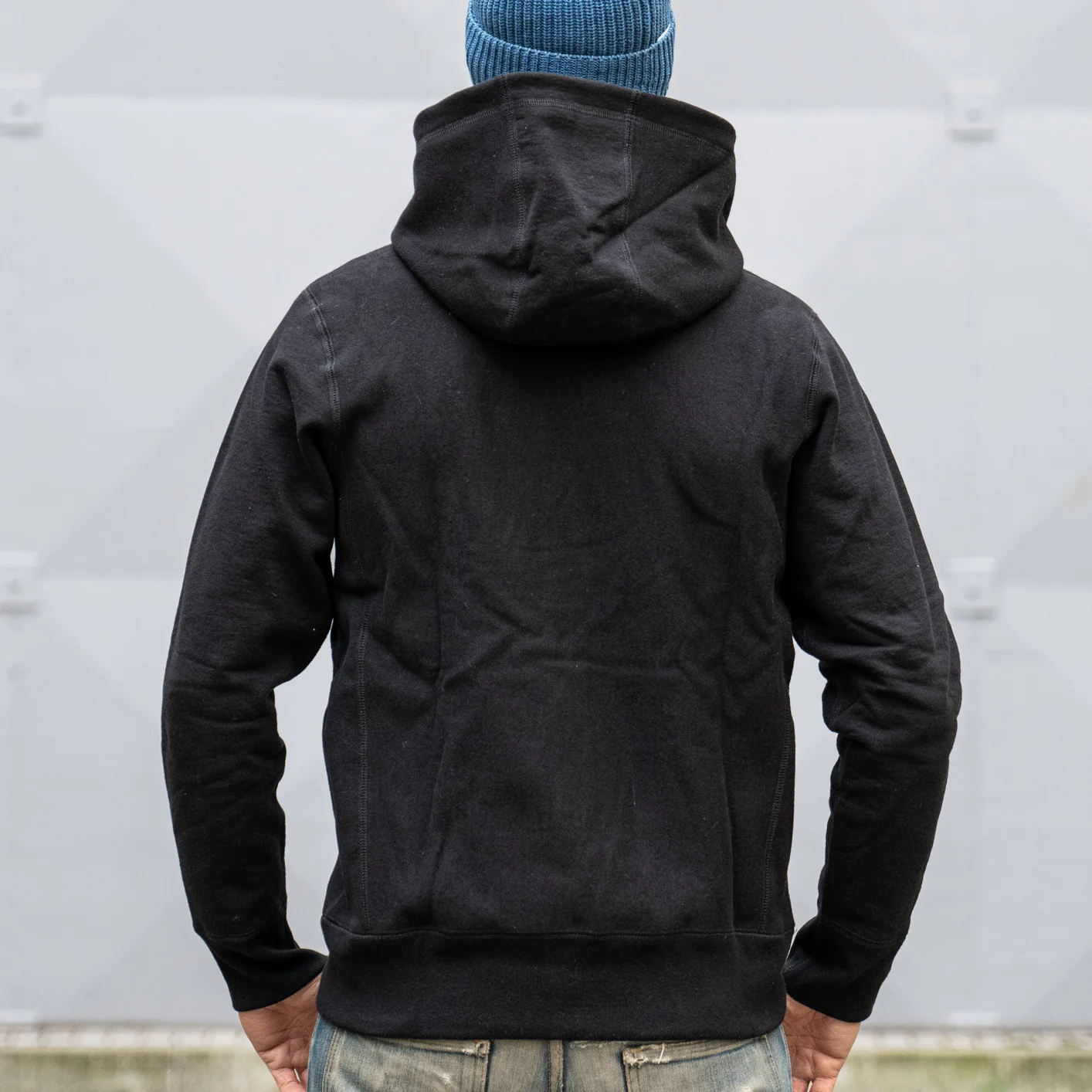3sixteen Heavyweight Zip Hoody - Black - Image 4