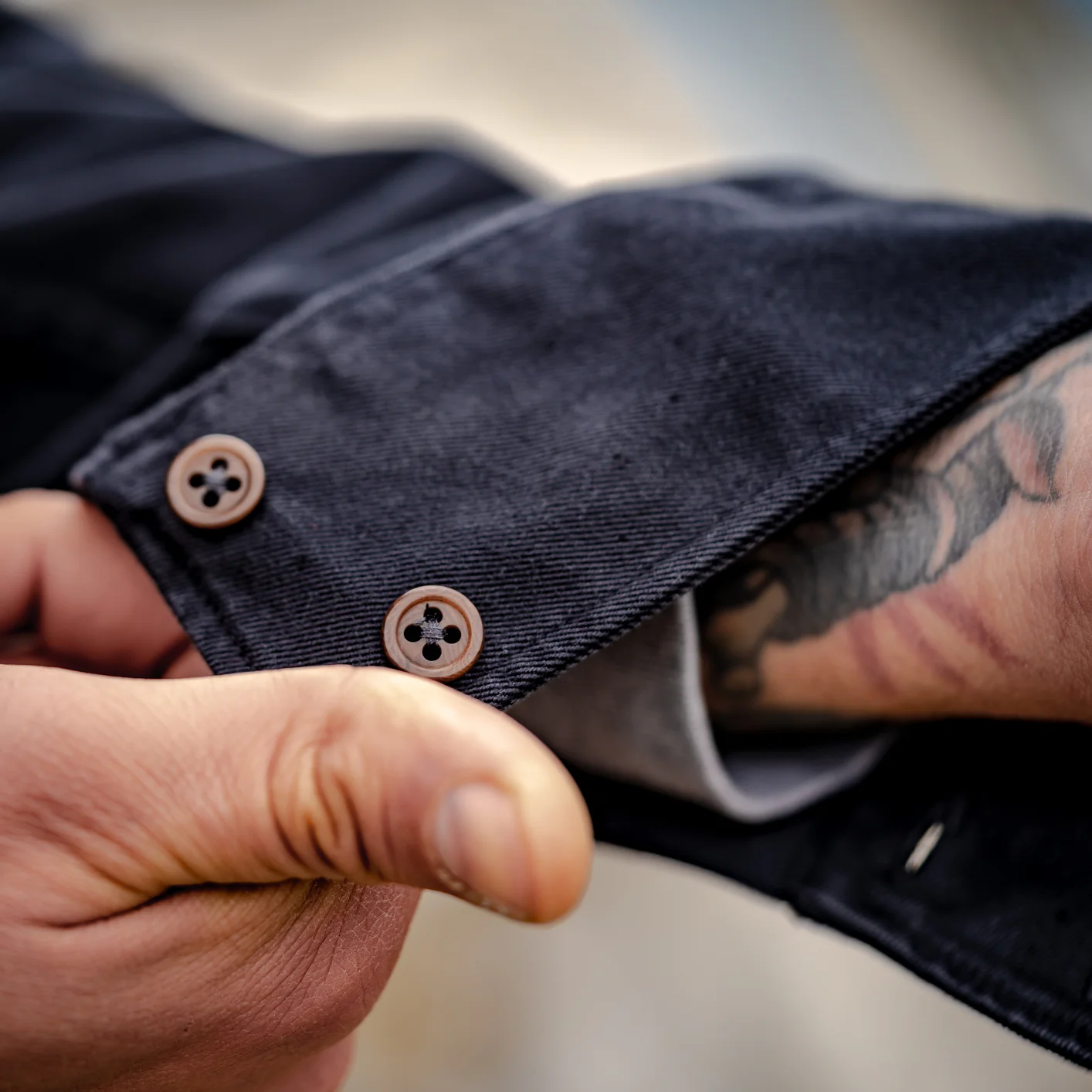Indigofera Alamo Shirt - Marshall Black - Image 5
