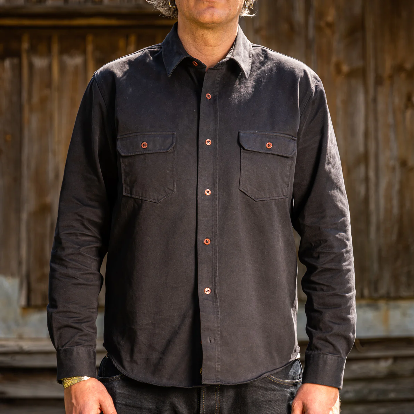 Indigofera Alamo Shirt - Marshall Black - Image 8