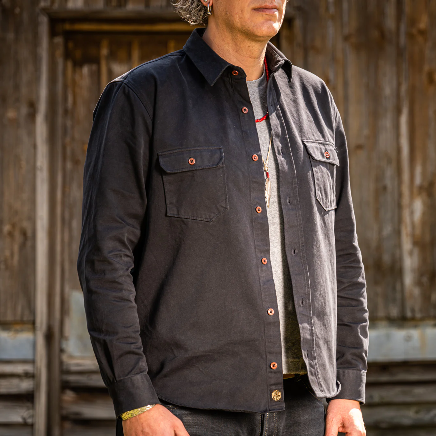 Indigofera Alamo Shirt - Marshall Black - Image 9