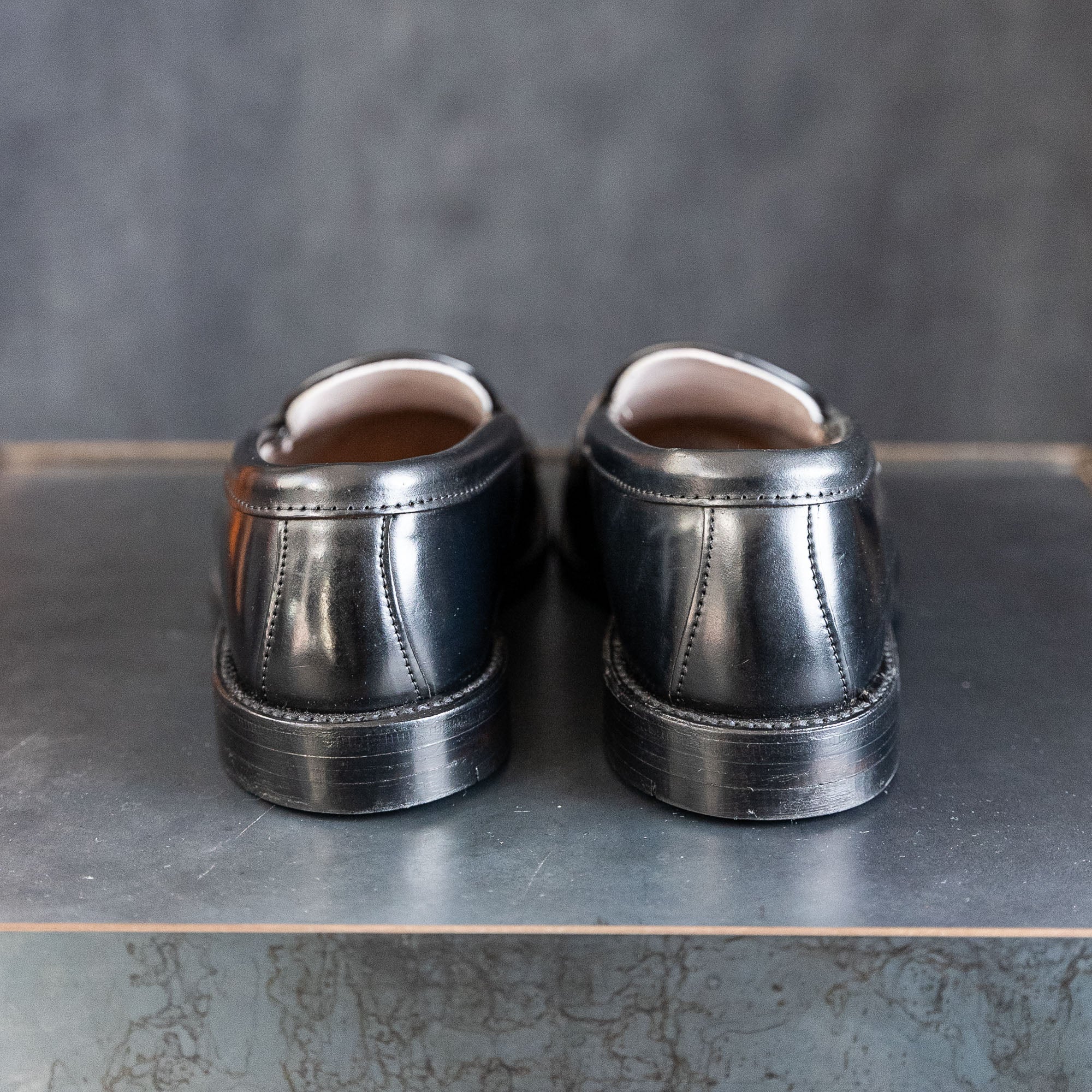 Alden 987 Leisure Handsewn Penny Loafer – Black Shell Cordovan - Image 7