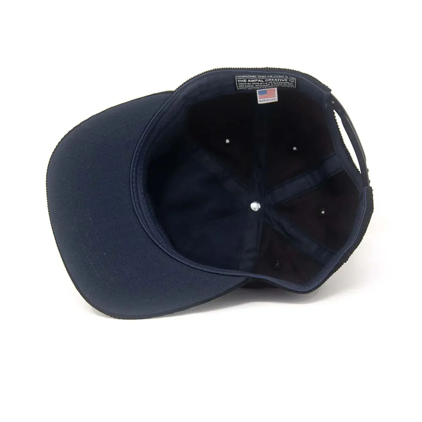 Ampal Creative ‘LA City’ Snapback Cap – Black / Corduroy - Image 3