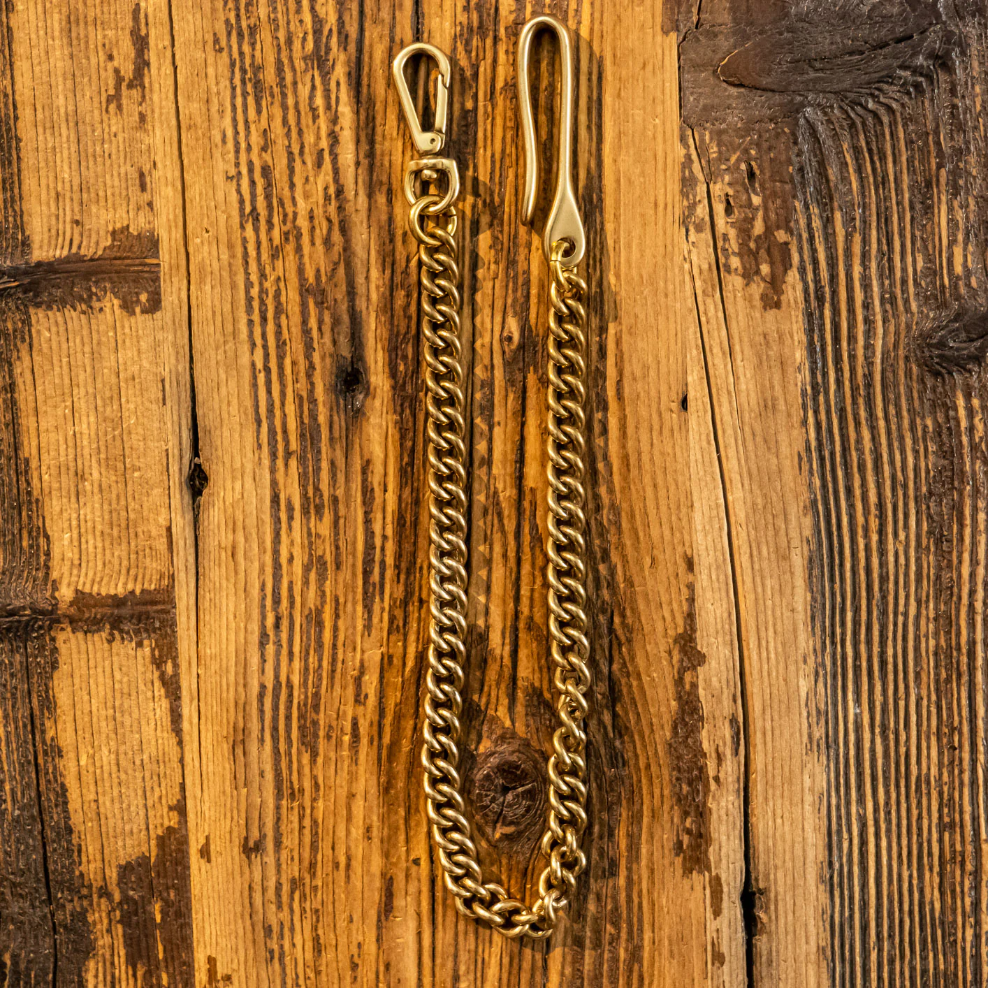 Barnes & Moore Heavy Duty Wallet Tether - Solid Brass - Image 5