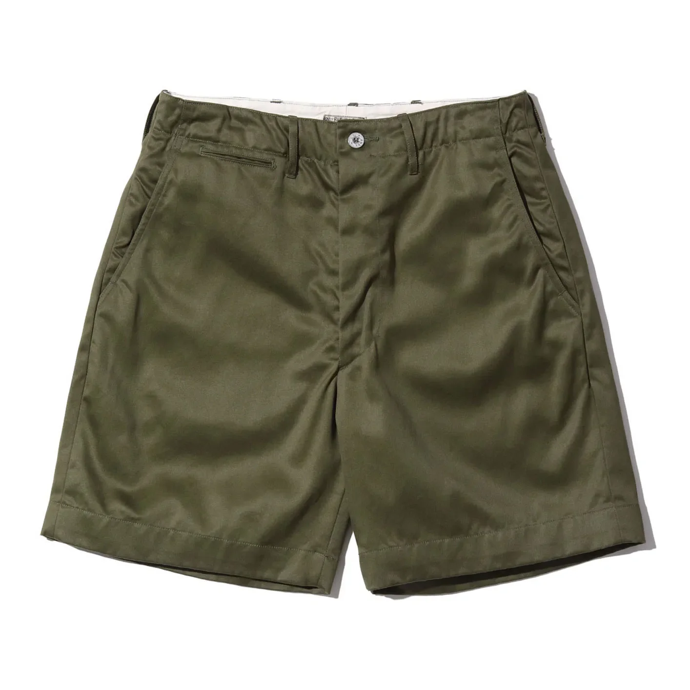Buzz Rickson’s 8.2oz 1945 Early Military Chino Shorts – Olive / Wide Straight
