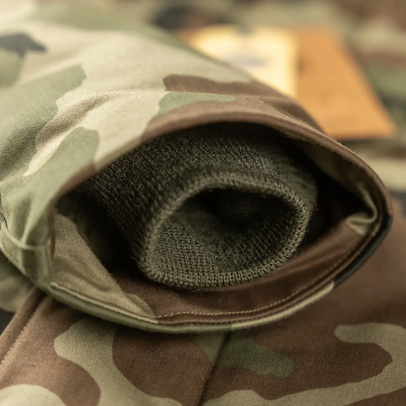 Buzz Rickson’s Cold Weather Type A-2 Deck Jacket – Woodland Camouflage - Image 4