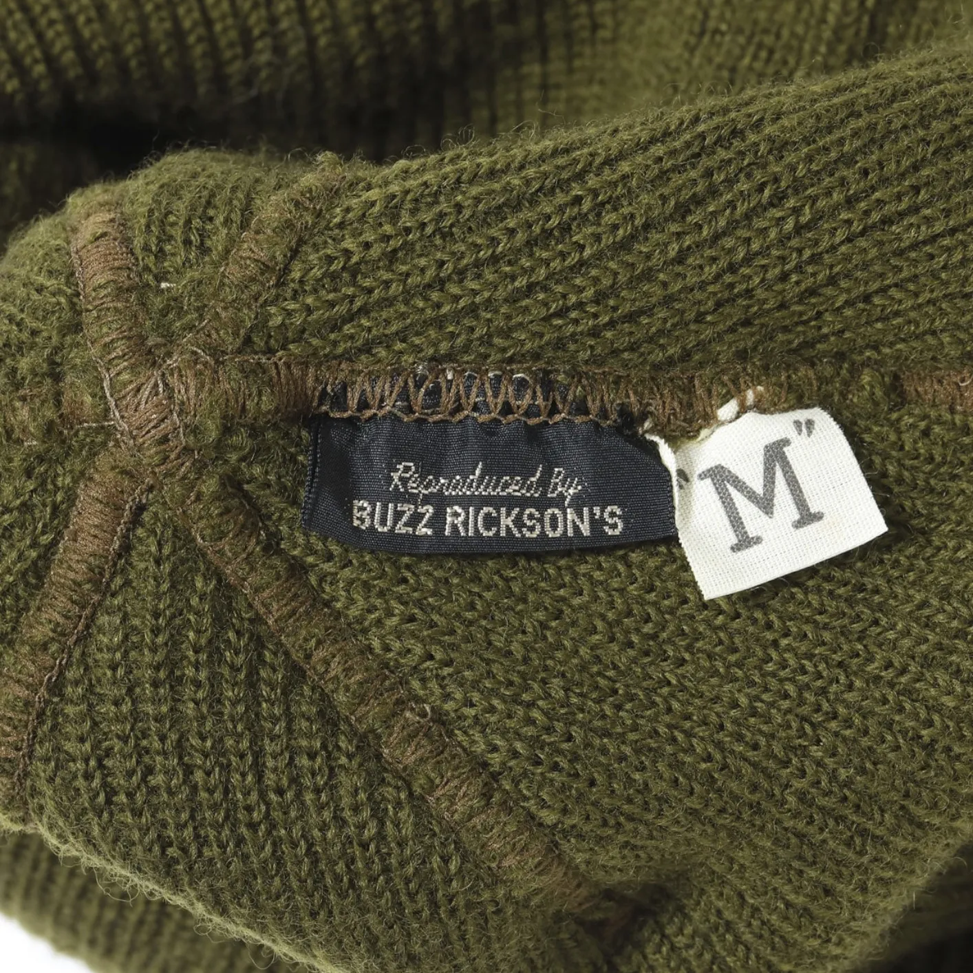 Buzz Rickson’s ‘Jeep Cap’ – Olive - Image 2