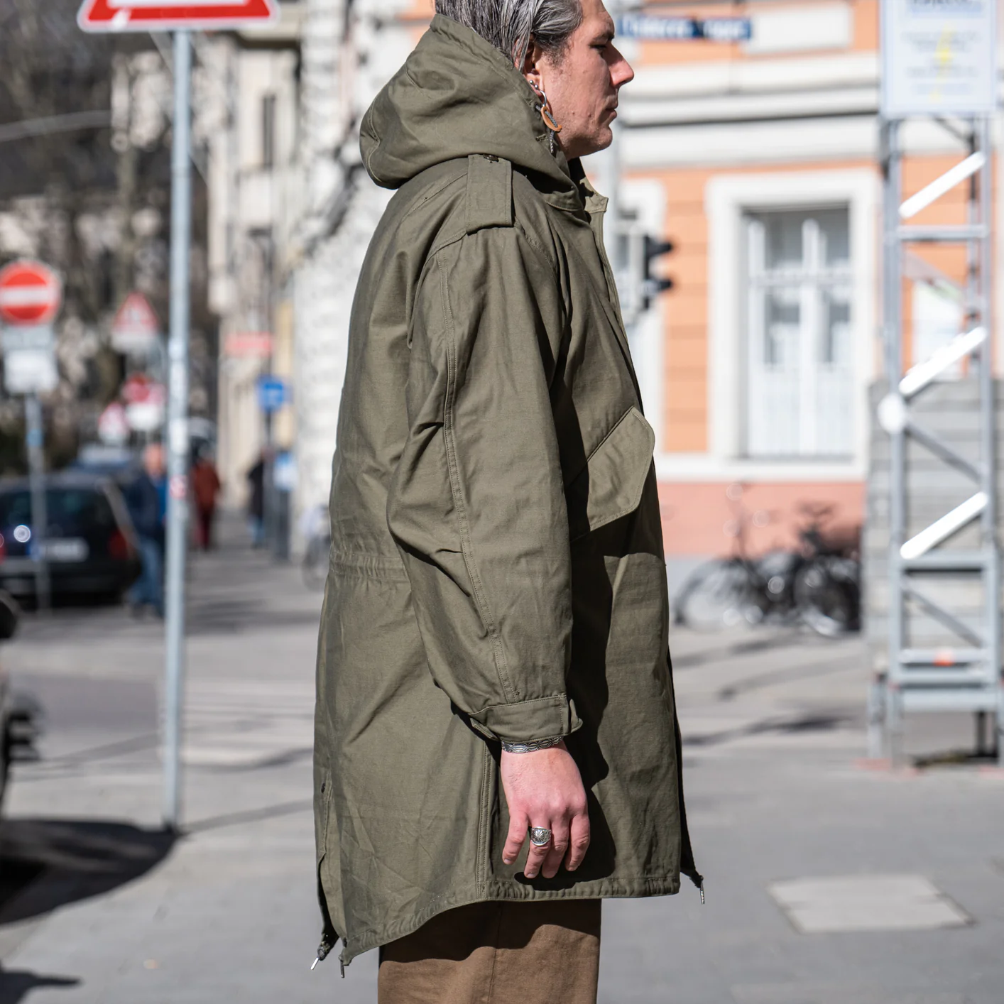 Buzz Rickson’s M-51 Fishtail Parka – Olive Drab - Image 4