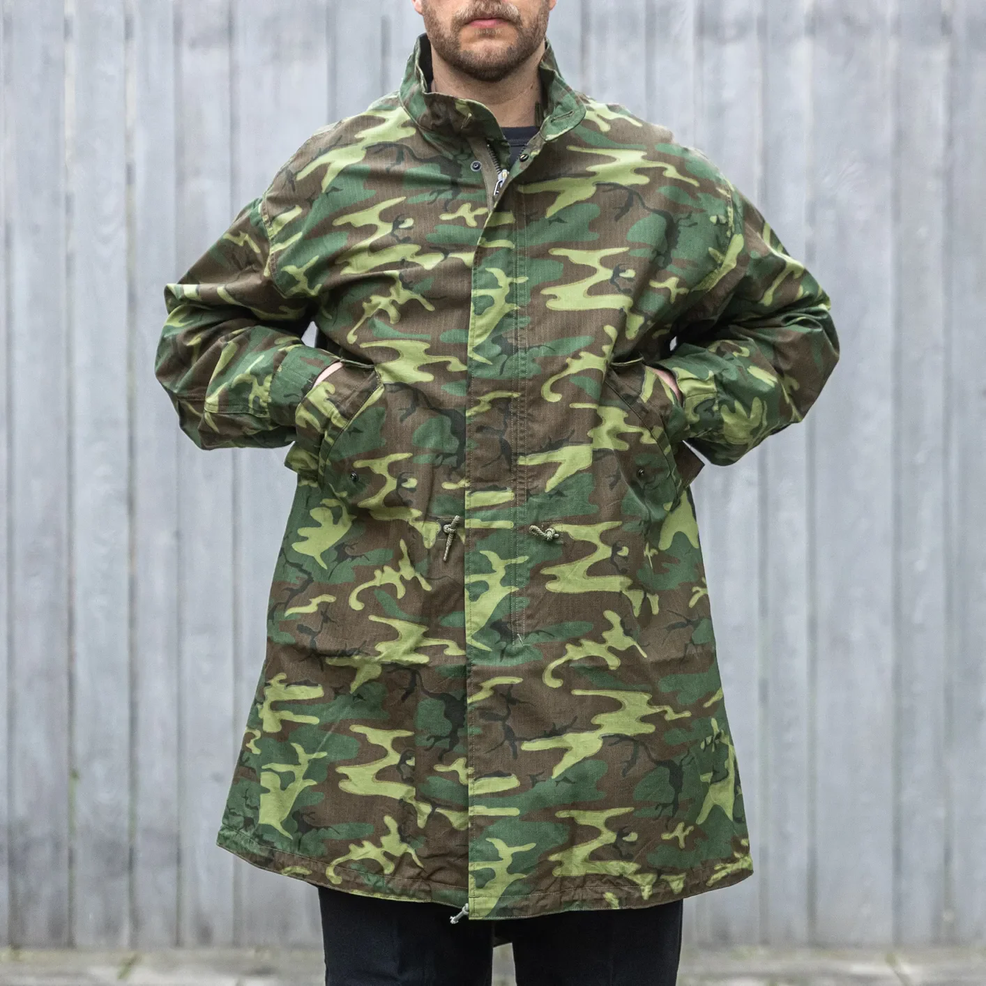 Buzz Rickson’s Type M-65 ERDL ‘Water Repellent Civilian Model’ Parka – Camouflage - Image 3