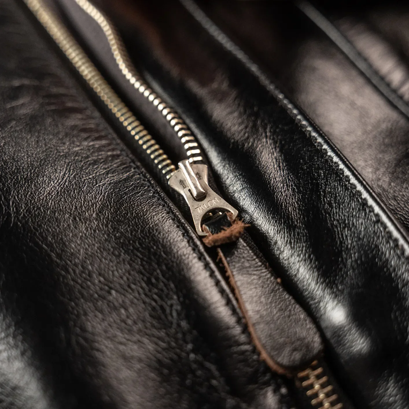 Buzz Rickson’s X William Gibson A-2 Leather Jacket – Horsehide / Black - Image 8