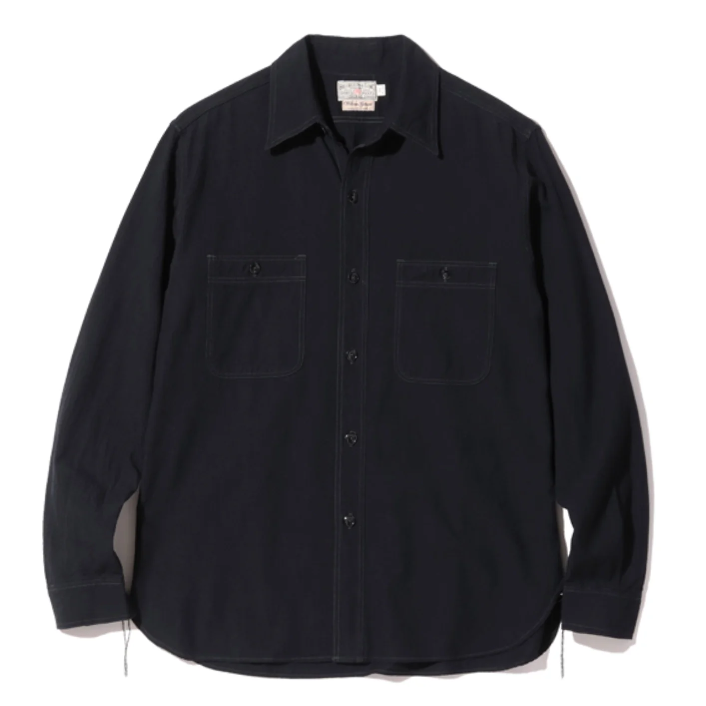 Buzz Rickson’s x William Gibson Selvedge Chambray Work Shirt – Black - Image 8
