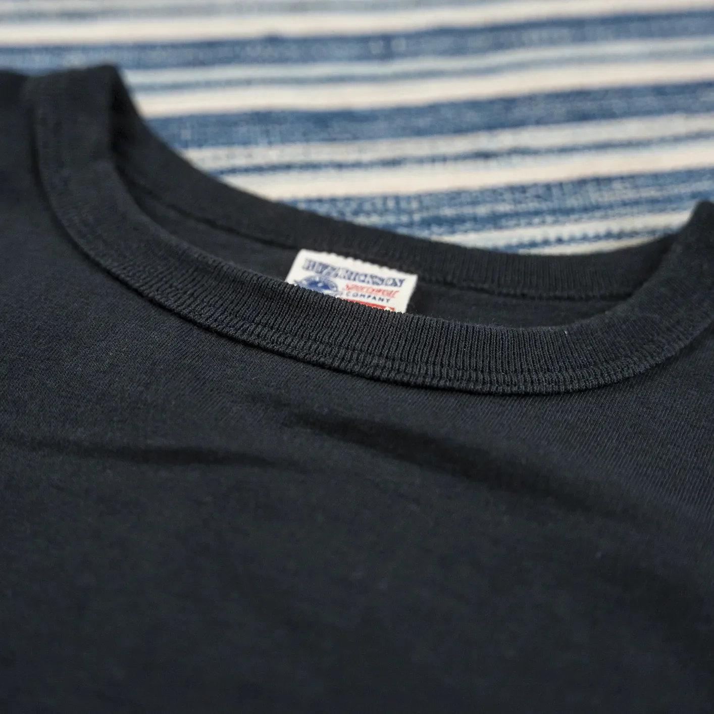 Buzz Rickson's ‘Pleiku Vietnum’ 8oz Loopwheeled T-Shirt - Black - Image 5