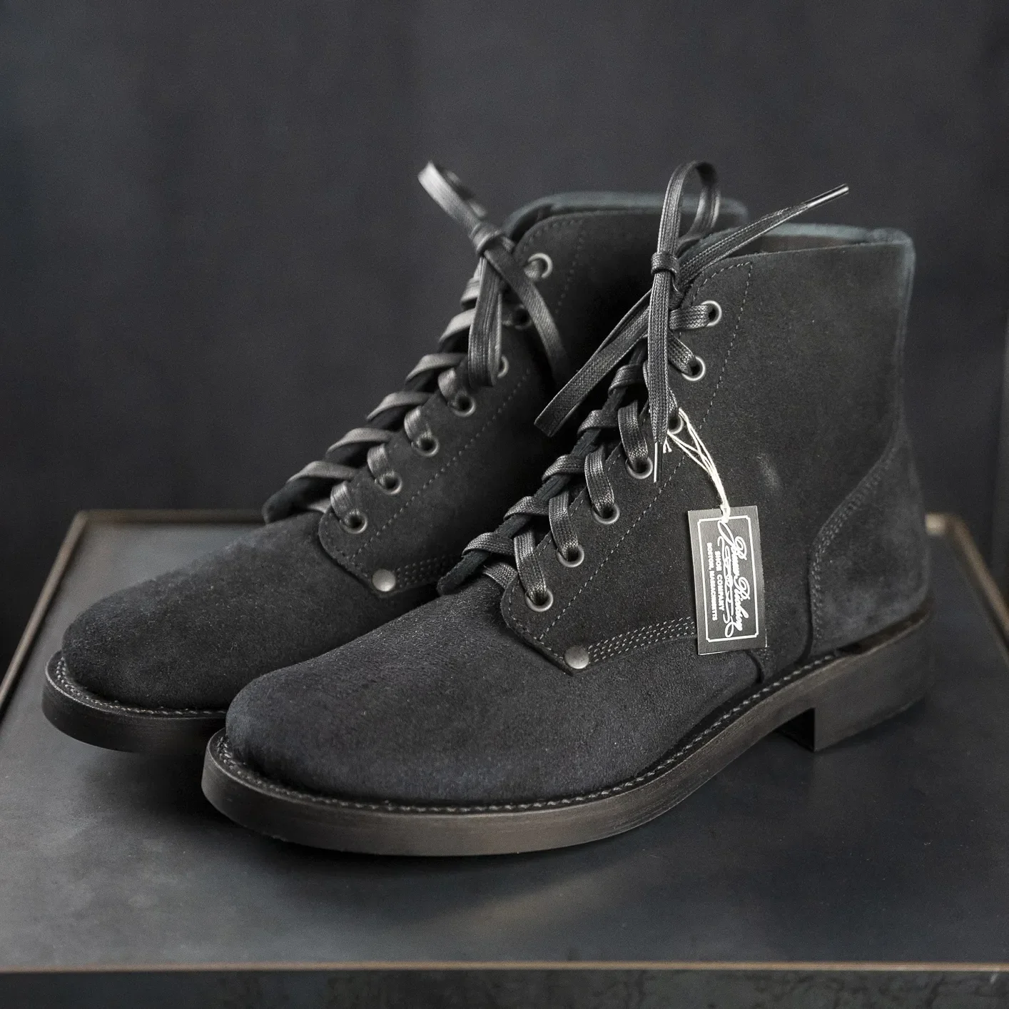 Buzz Rickson's X William Gibson M-43 Boots - Black Roughout
