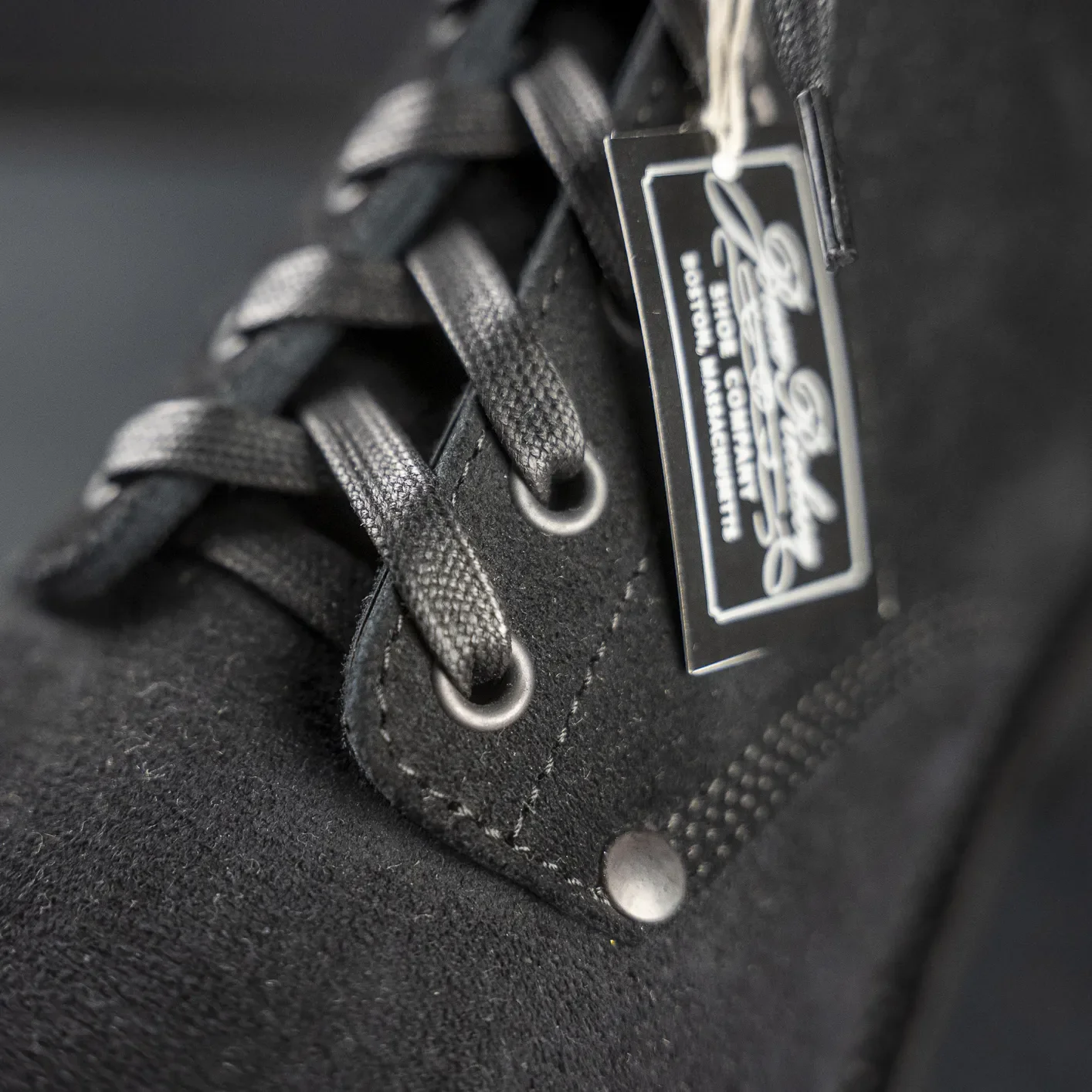 Buzz Rickson's X William Gibson M-43 Boots - Black Roughout - Image 2