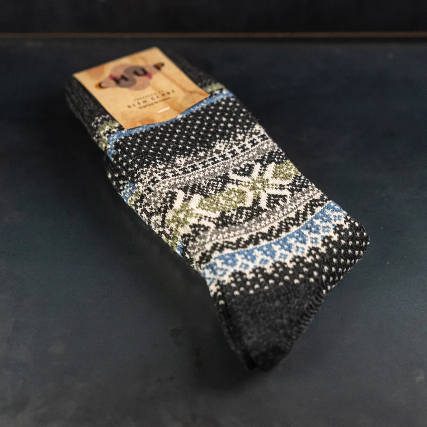 Chup Socks ‘Hansker’ – Charcoal / Wool
