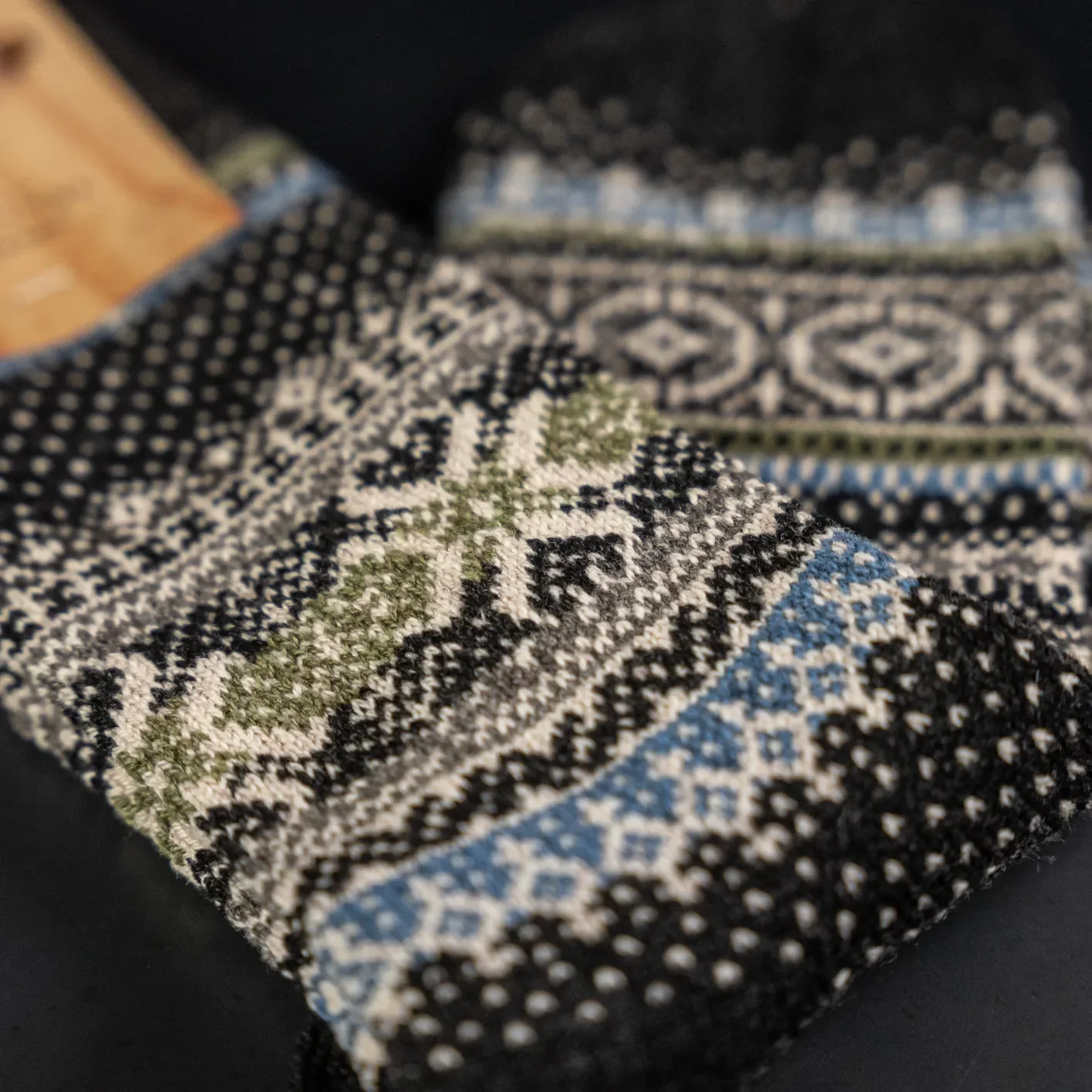 Chup Socks ‘Hansker’ – Charcoal / Wool - Image 2