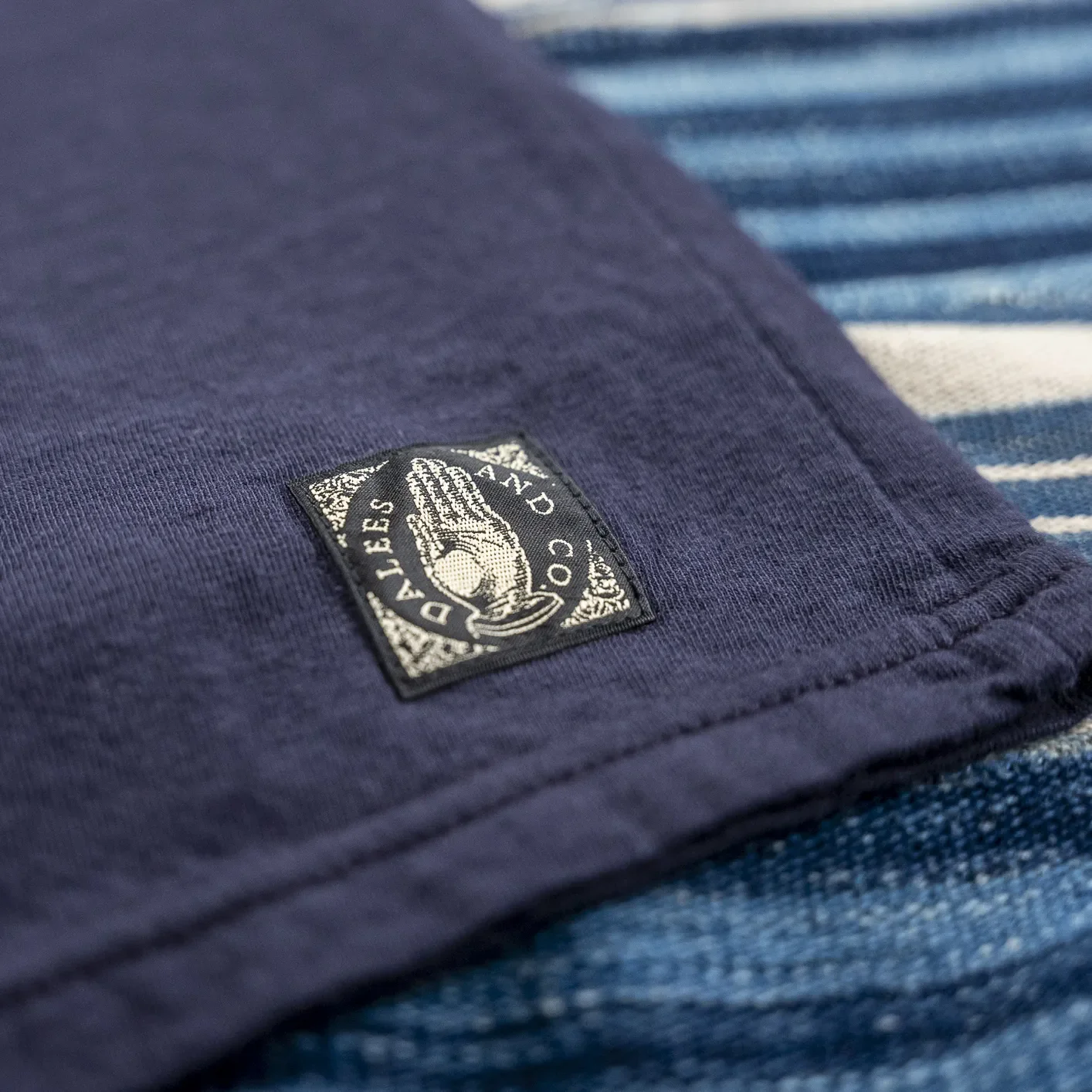 Dalee's & Co. 7oz 1920s Loopwheeled ‘Seaman’ T-Shirt - Black - Image 4