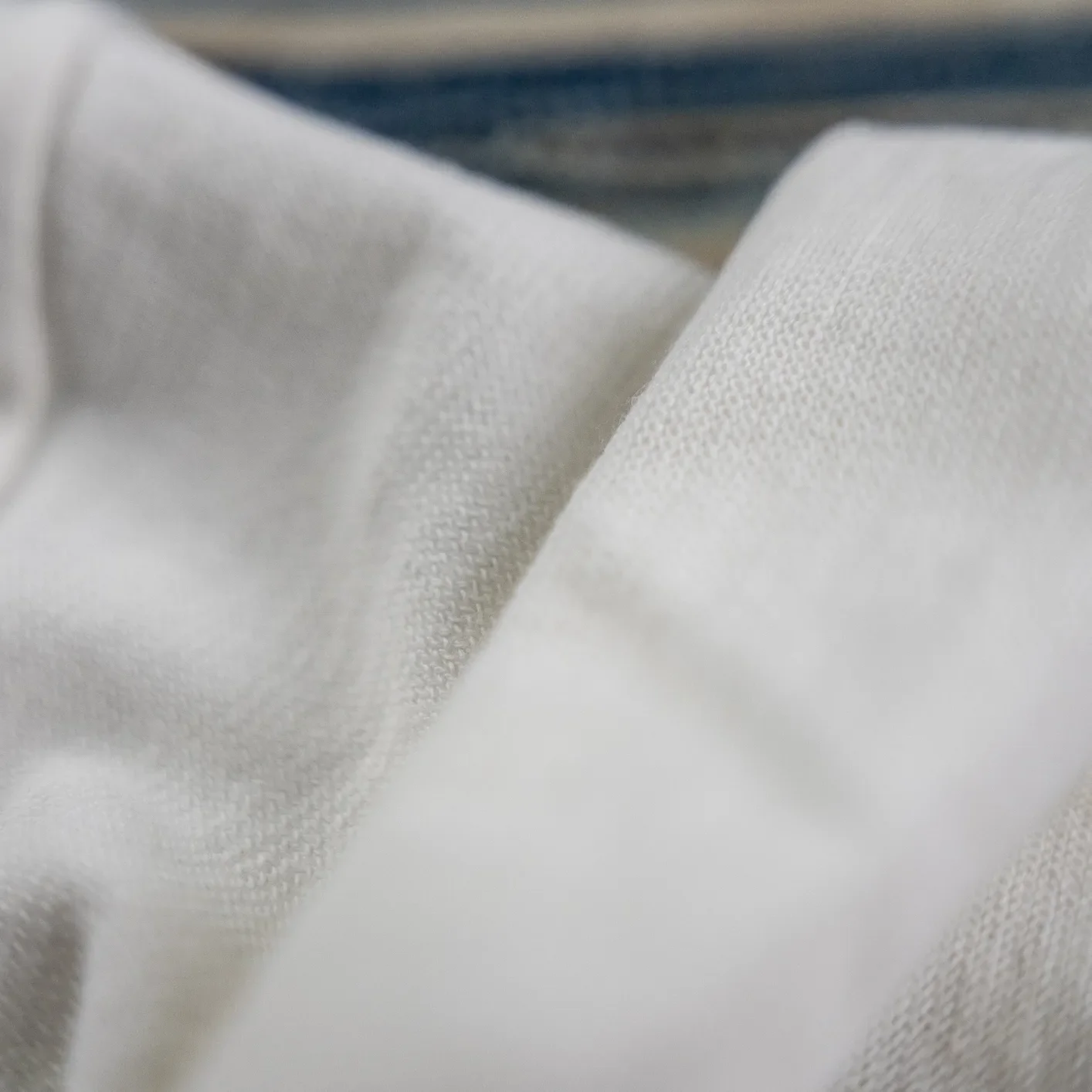 Dalee's & Co. 8.5oz 1930s Loopwheeled V-Neck T-Shirt - White - Image 4