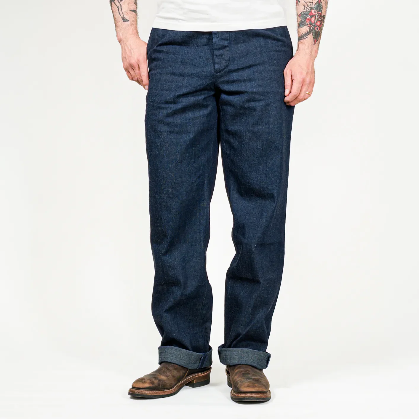 Deluxeware 946A 11oz Painter Denim Mil-Spec Chino – Indigo