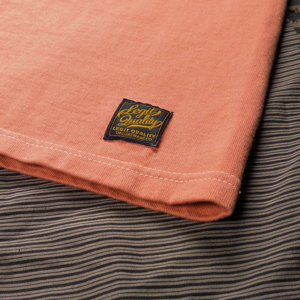 Deluxeware SDTS-2601 10.5oz ‘I Love Speed’ Loopwheeled T-Shirt – Salmon Pink - Image 5