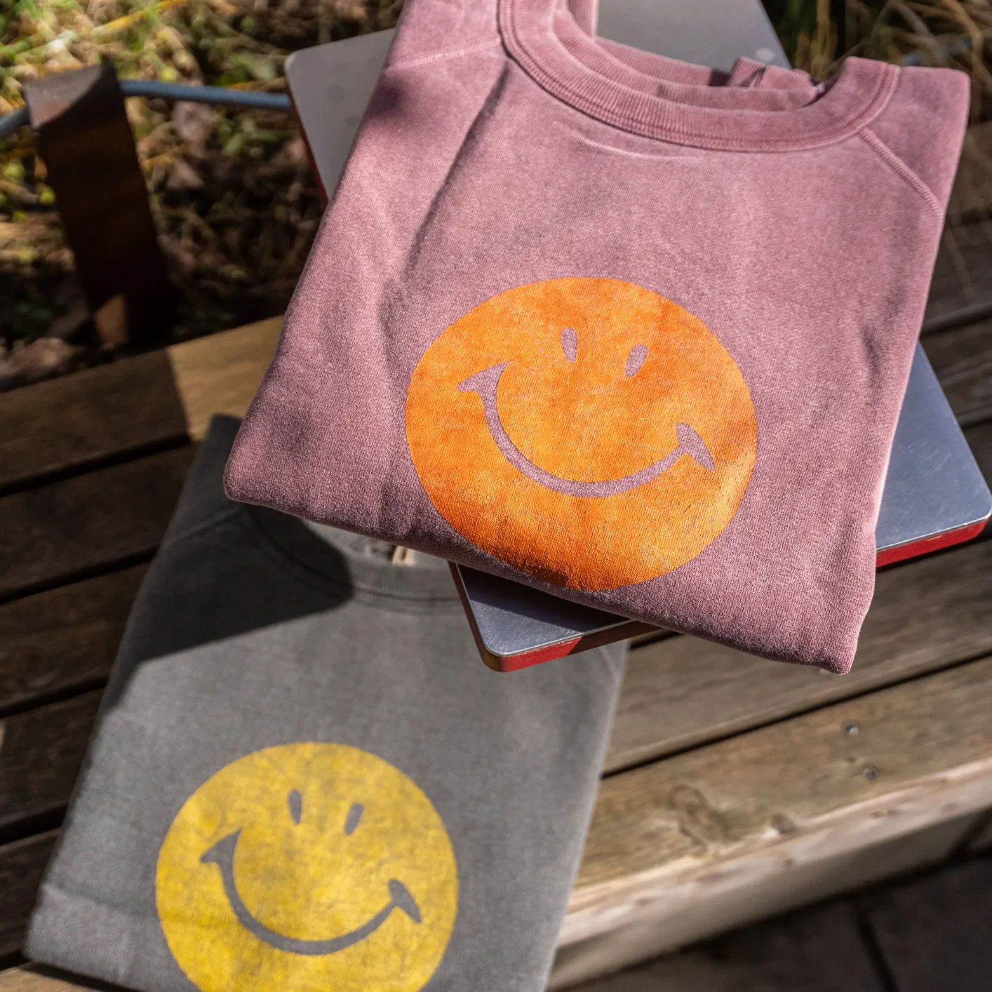 Dubble Works ‘Smile’ Loopwheeled Sweatshirt - Sumikuro - Image 5