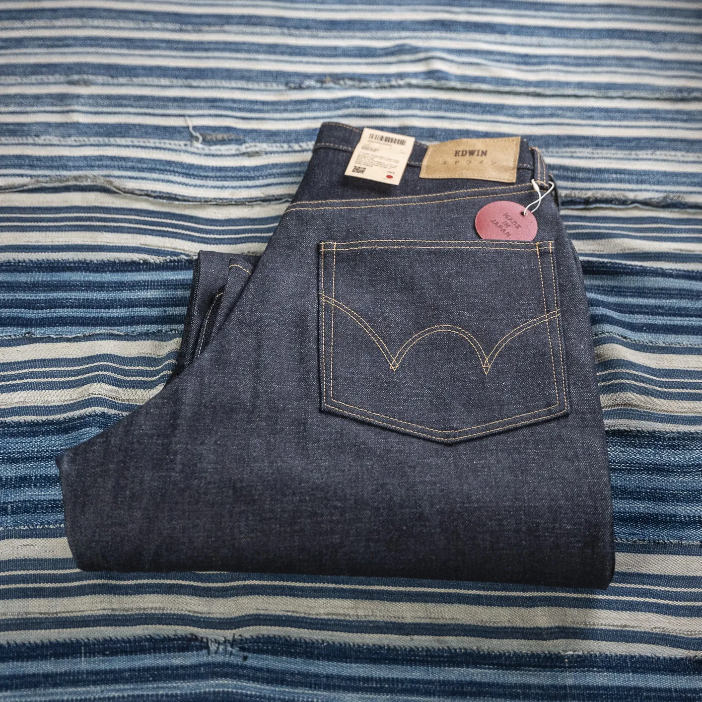 Edwin 13.5oz Kaihara Rainbow Selvedge Jeans - Sanforized / Wide Straight - Image 3