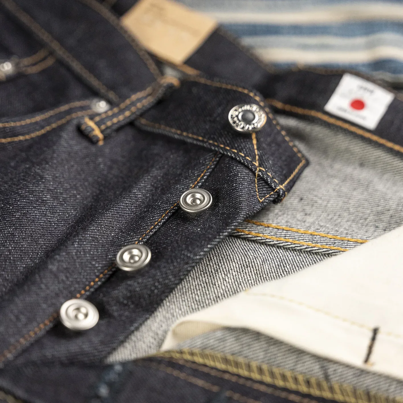 Edwin 13.5oz Kaihara Rainbow Selvedge Jeans - Sanforized / Wide Straight - Image 4