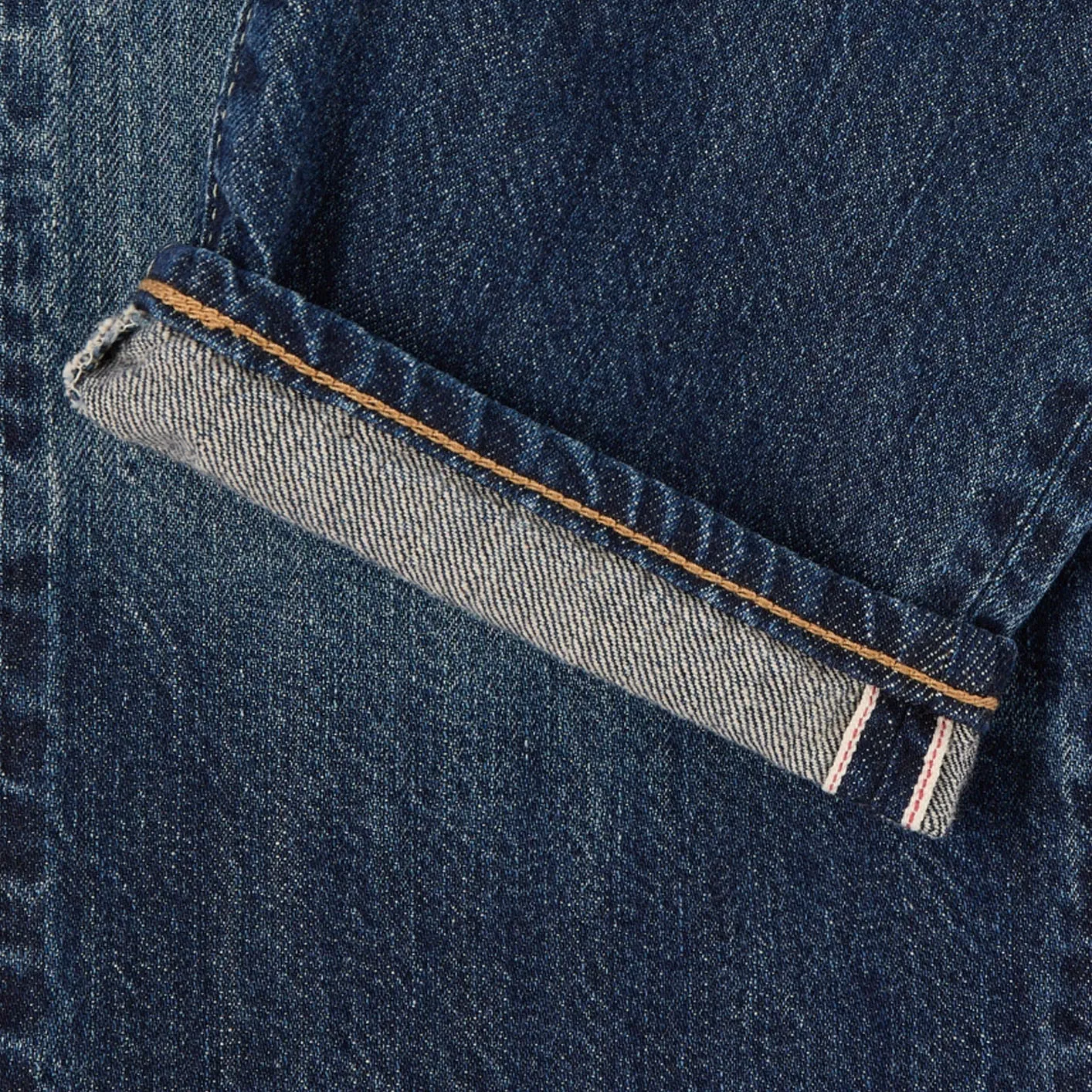 Edwin 14oz Kurabo Red Selvedge Jeans – Blue Dark Used / Regular Tapered - Image 3