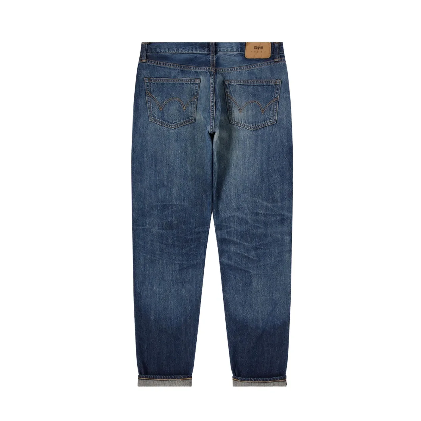 Edwin 14oz Kurabo Red Selvedge Jeans – Blue Dark Used / Regular Tapered - Image 7