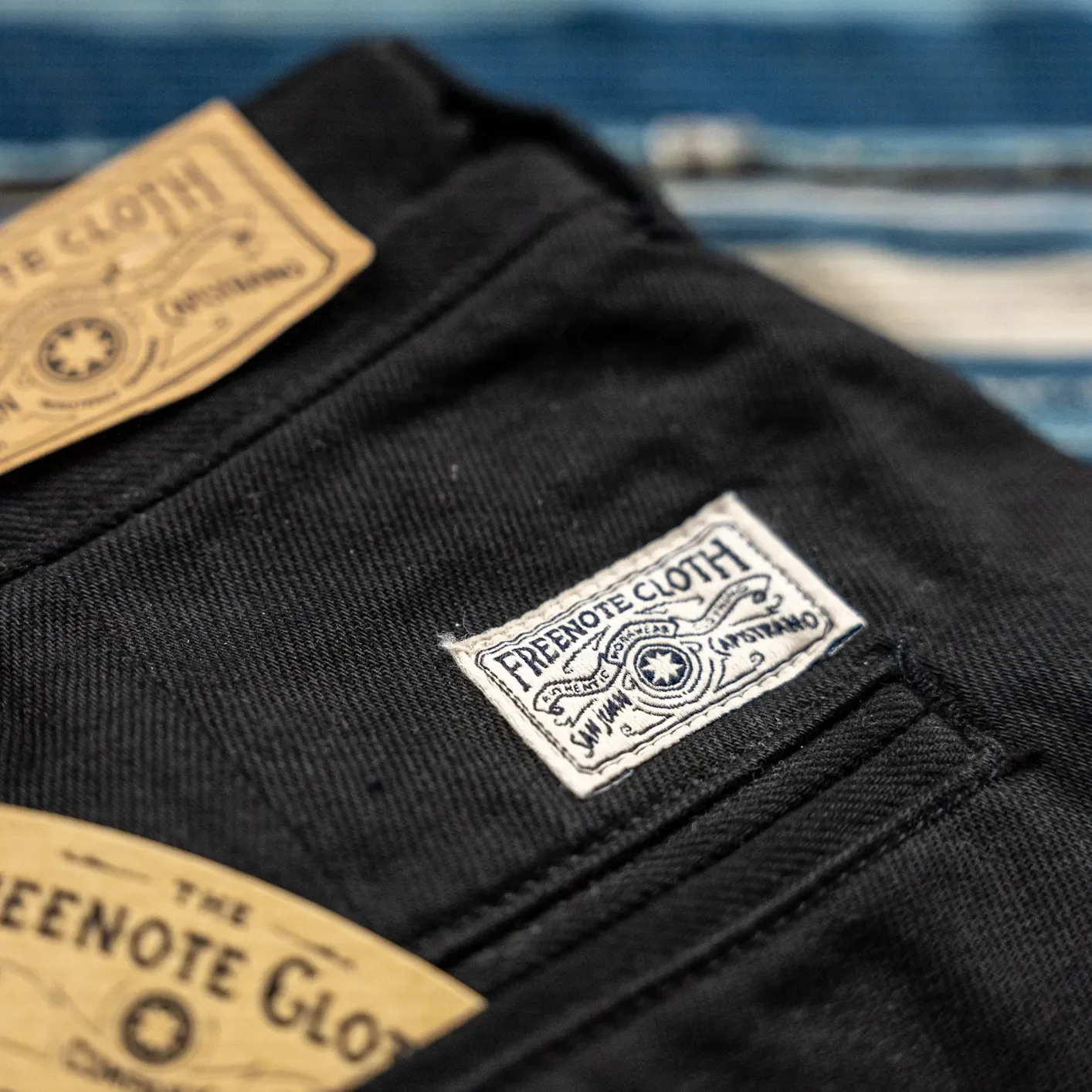 Freenote 11oz Yarn-Dyed ‘Shifter‘ Pants – Black - Image 3