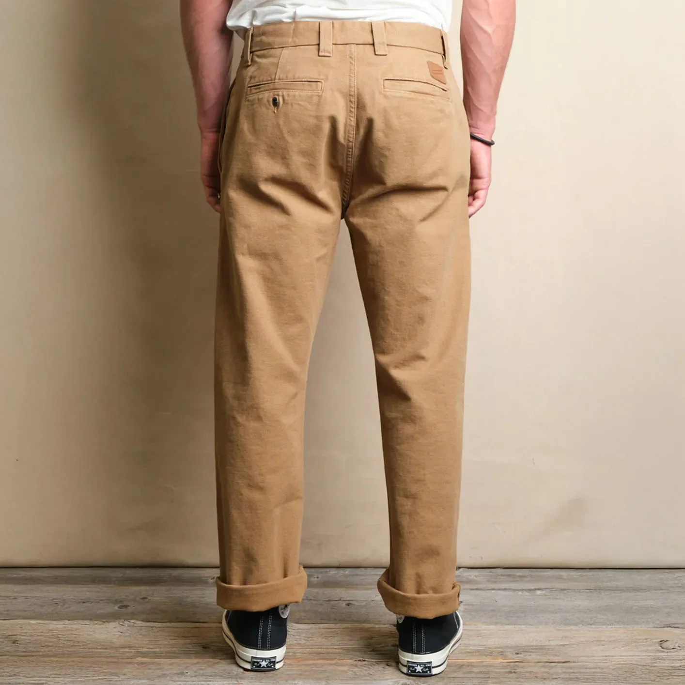 Freenote 14oz Slub Deck Pants - Tan / Regular Straight - Image 11