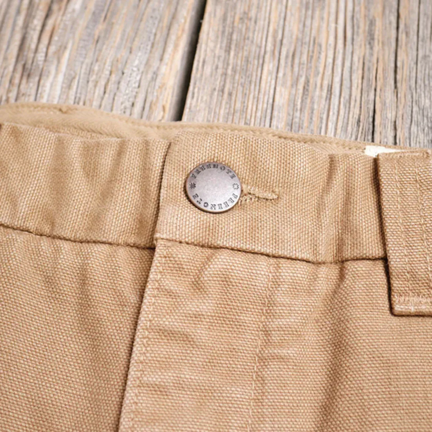 Freenote 14oz Slub Deck Pants - Tan / Regular Straight - Image 5