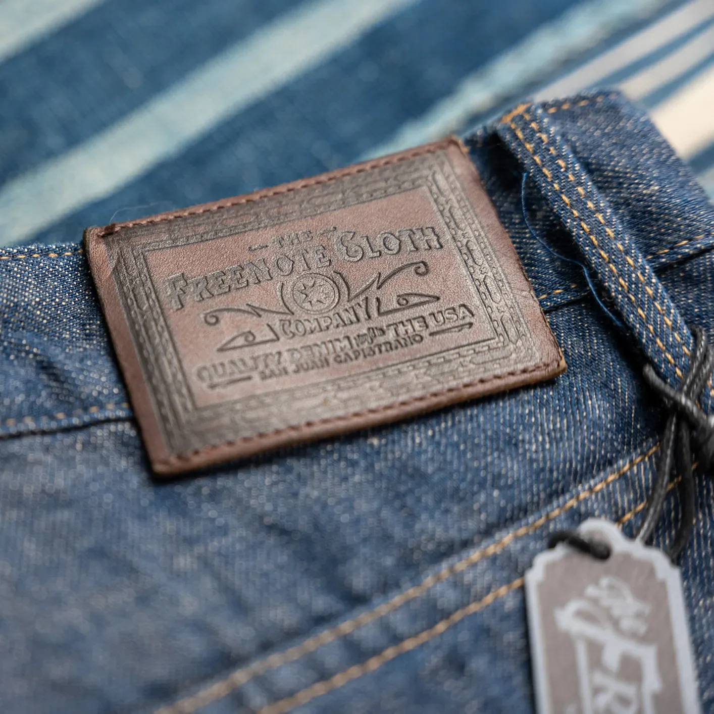 Freenote Cloth ‘Modesto’ 13oz Natural Indigo Selvedge Jeans – Wide Straight - Image 4