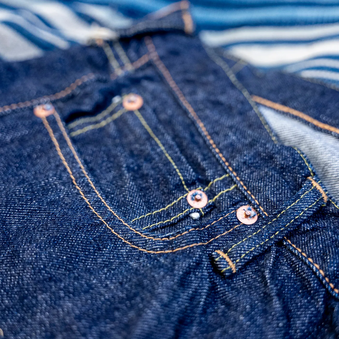 Fullcount 1103W 13.7oz Selvedge Jeans - Clean Straight - Image 5