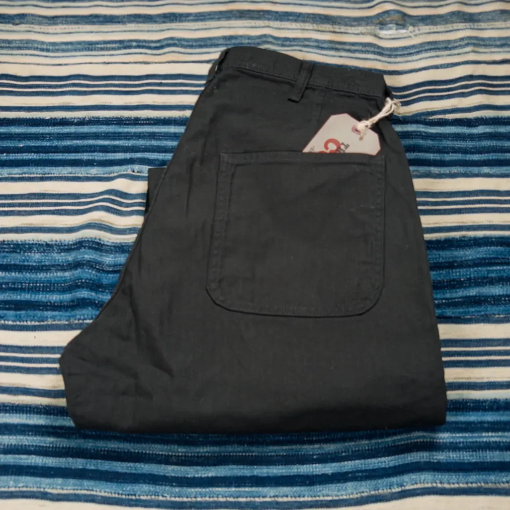 Fullcount 1141 USN Herringbone Seamen’s Trousers – Black / Wide Straight - Image 2