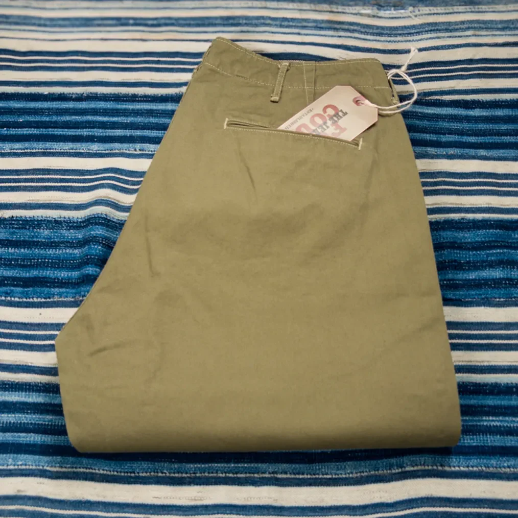 Fullcount 1201 U.S. Army M-41 Combat Chino – Sage Green / Classic Straight - Image 2