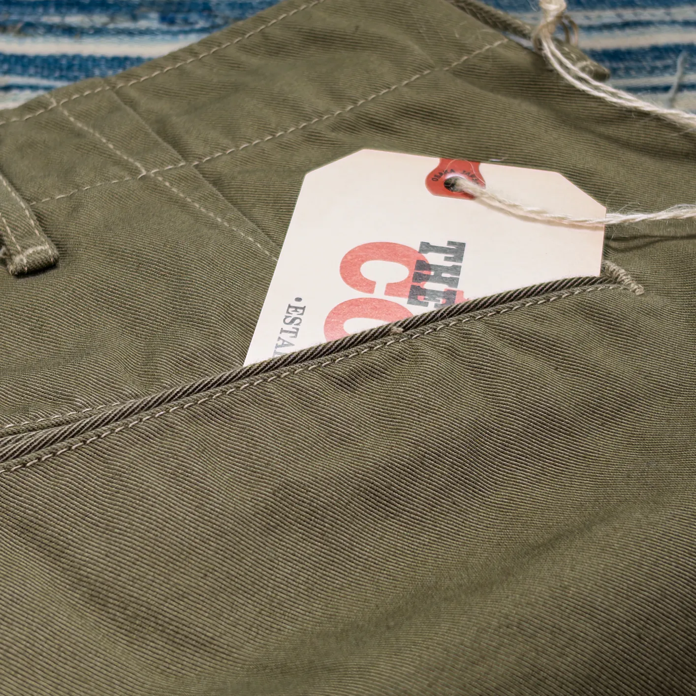 Fullcount 1201 U.S. Army M-41 Combat Chino – Sage Green / Classic Straight - Image 5