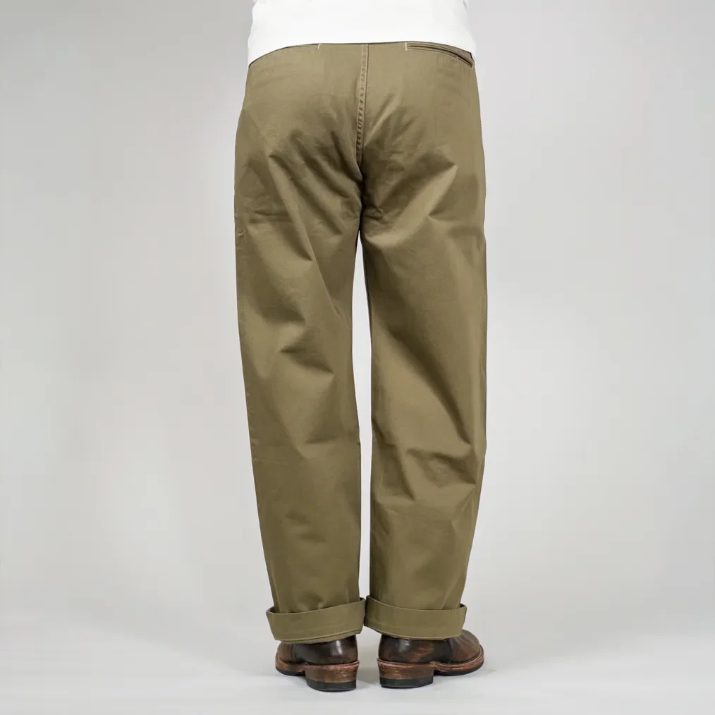 Fullcount 1201 U.S. Army M-41 Combat Chino – Sage Green / Classic Straight - Image 7