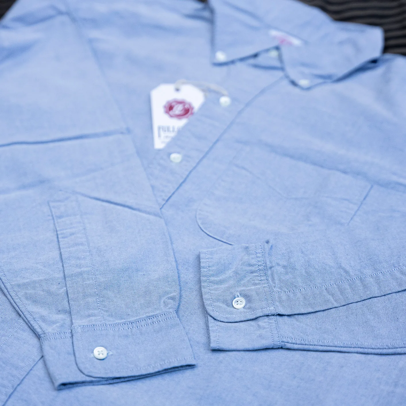 Fullcount 4081 Good Old B.D. Shirt - Blue - Image 3