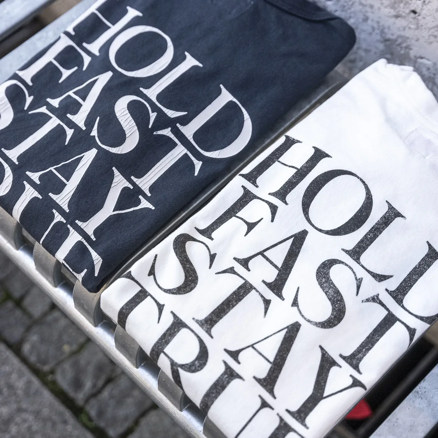 Fullcount 5222PT-9 8.4oz Flat Seam ‘Hold Fast Stay True’ T-Shirt - Ink Black / Loopwheeled - Image 8
