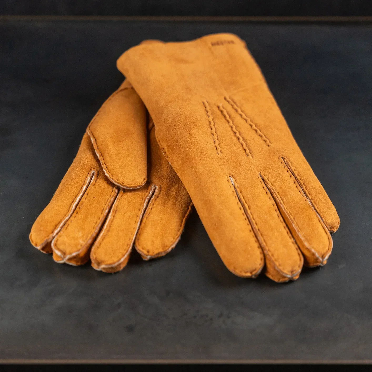 Hestra ‘Bernard’ Shearling Gloves – Cork