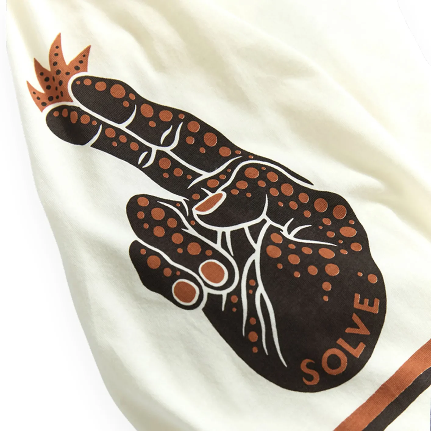 Indigofera Iconic ‘Baphomet’ Longsleeve – Cocatoo White - Image 4