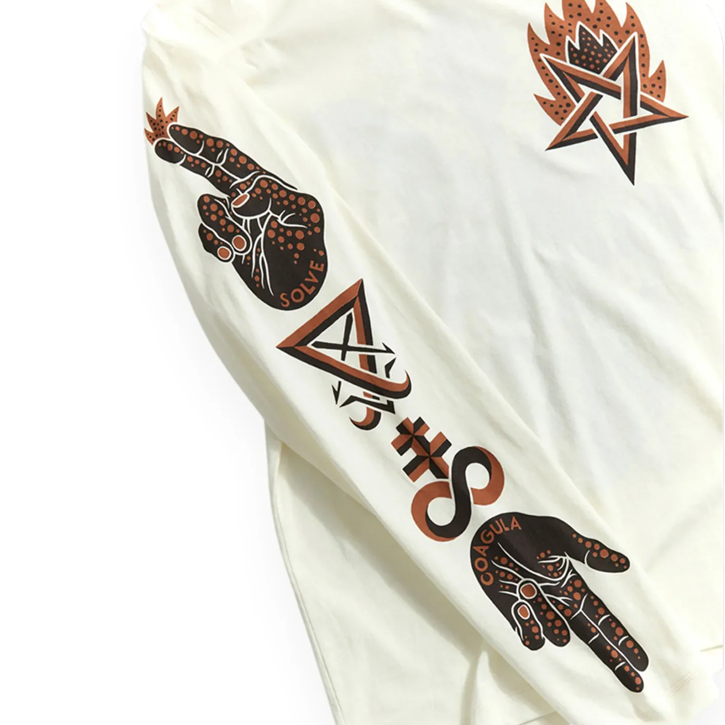 Indigofera Iconic ‘Baphomet’ Longsleeve – Cocatoo White - Image 7