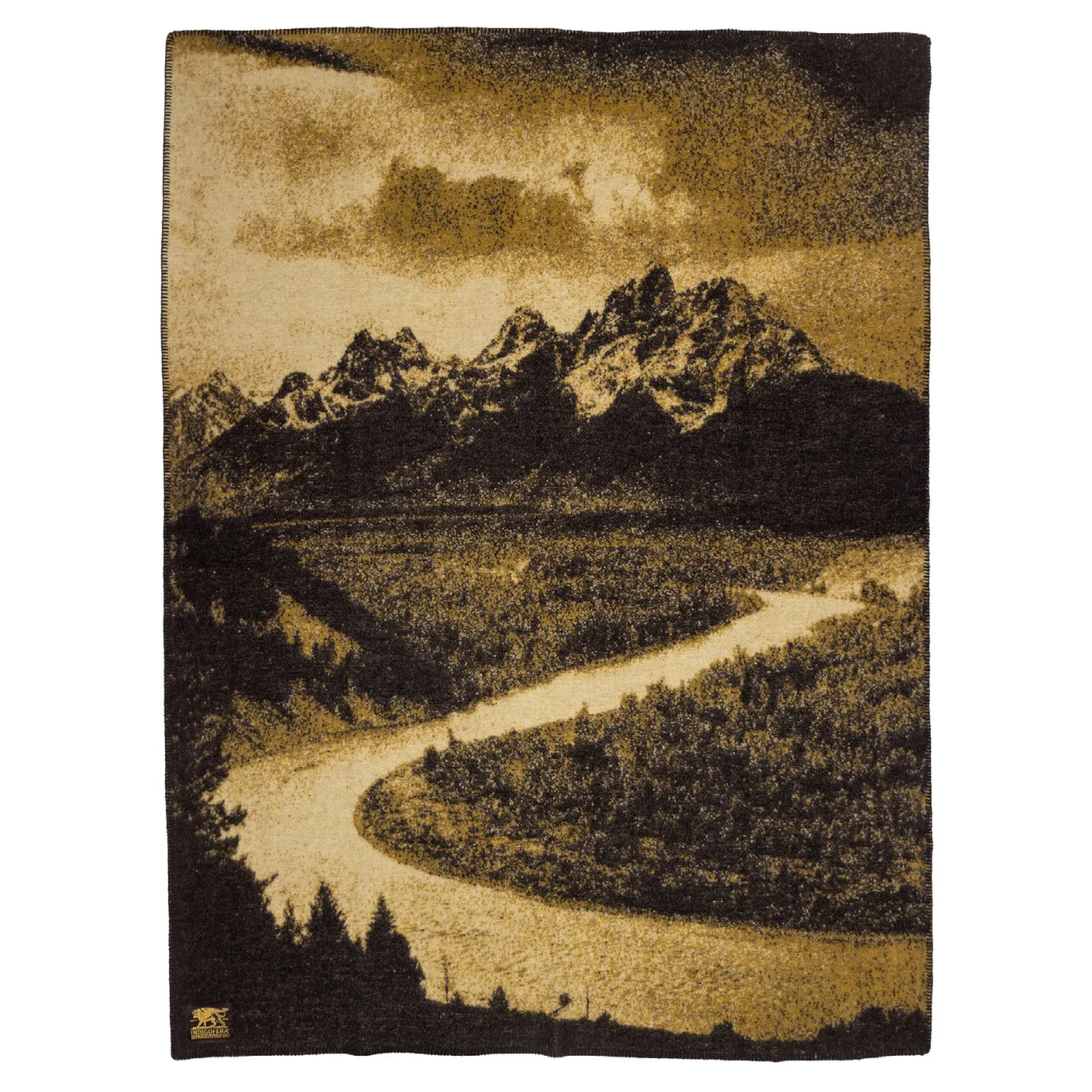 Indigofera 'Snake River‘ Blanket - Norwegian Wool