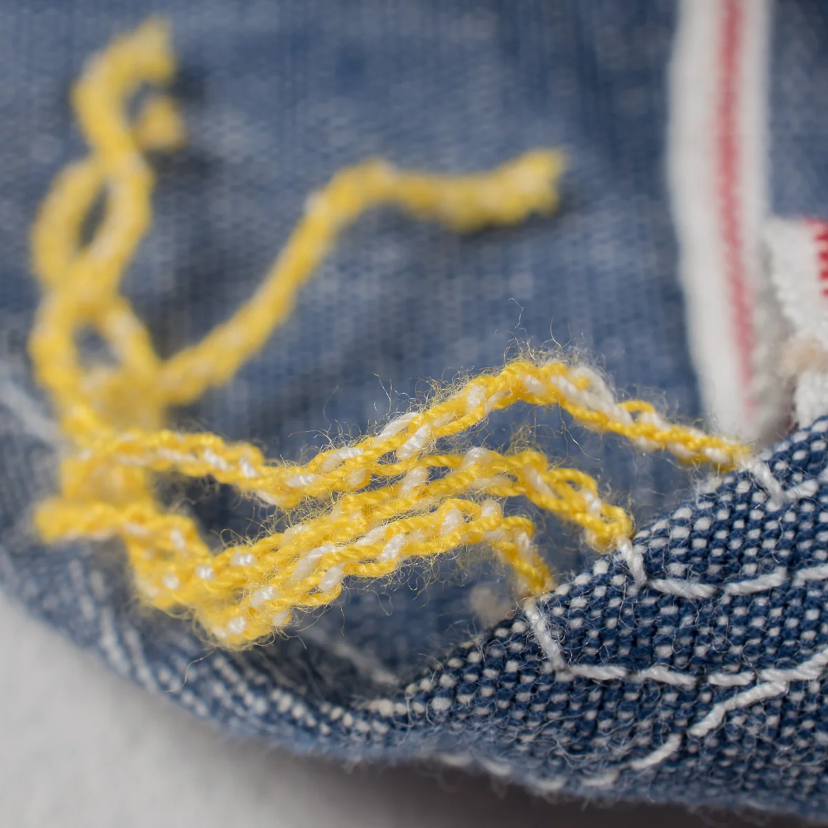Iron Heart 10oz Selvedge Chambray Work Shirt – IHSH-21 / Blue - Image 11