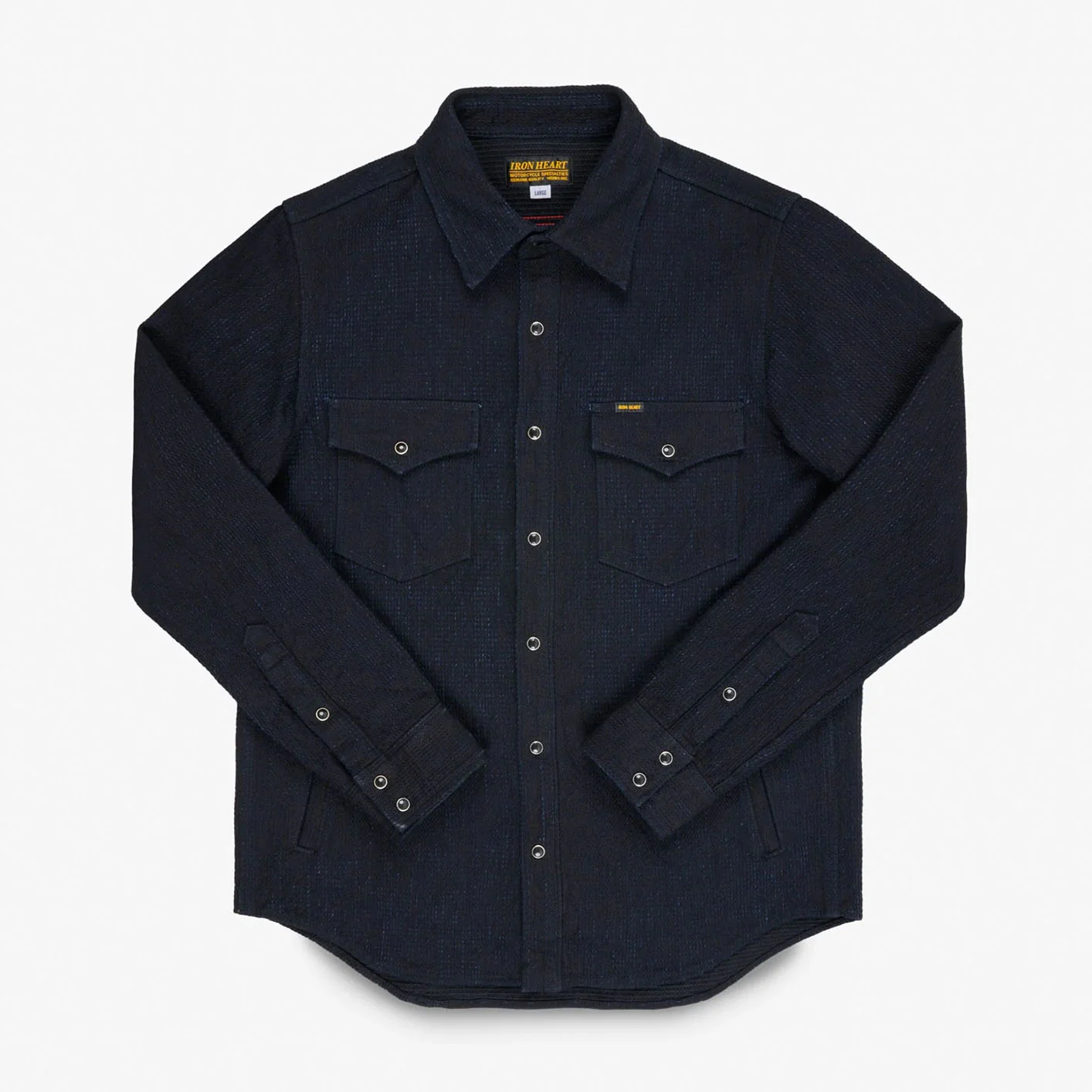 Iron Heart 13.5oz Dobby Cloth CPO Shirt – Indigo / IHSH-437