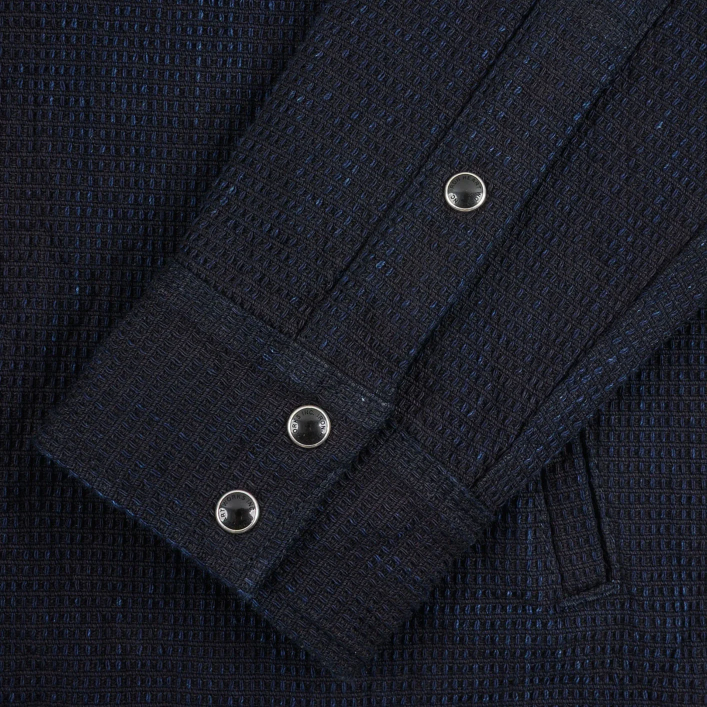 Iron Heart 13.5oz Dobby Cloth CPO Shirt – Indigo / IHSH-437 - Image 7