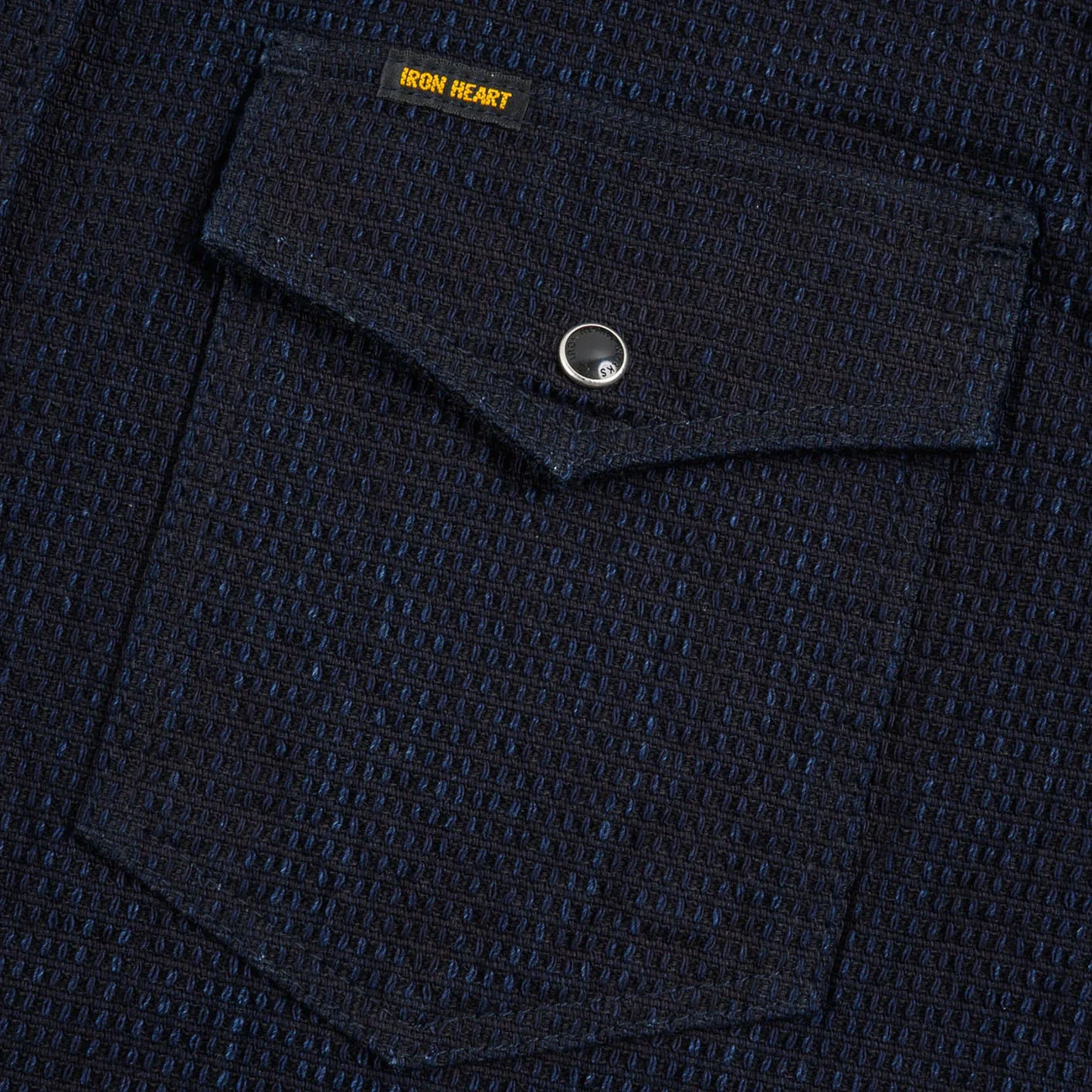 Iron Heart 13.5oz Dobby Cloth CPO Shirt – Indigo / IHSH-437 - Image 8