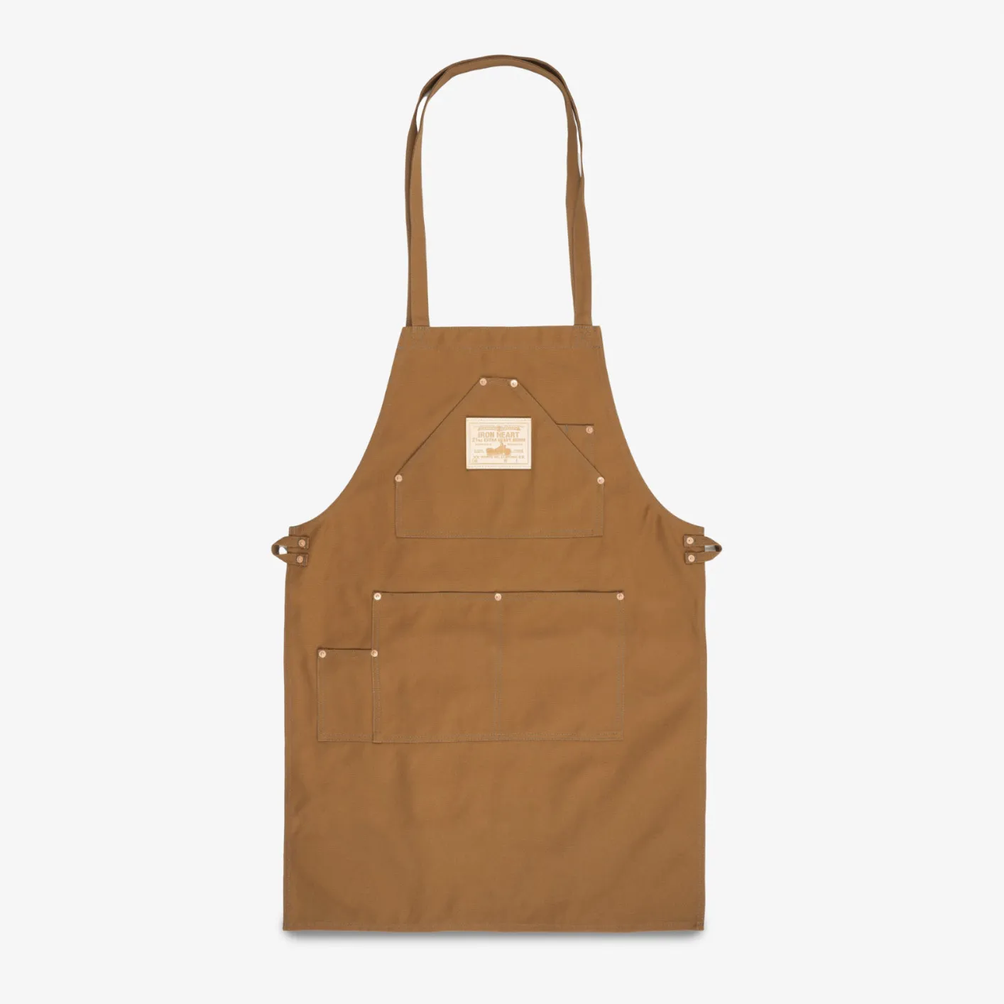 Iron Heart 17oz Duck Canvas Apron - Brown / IHG-057