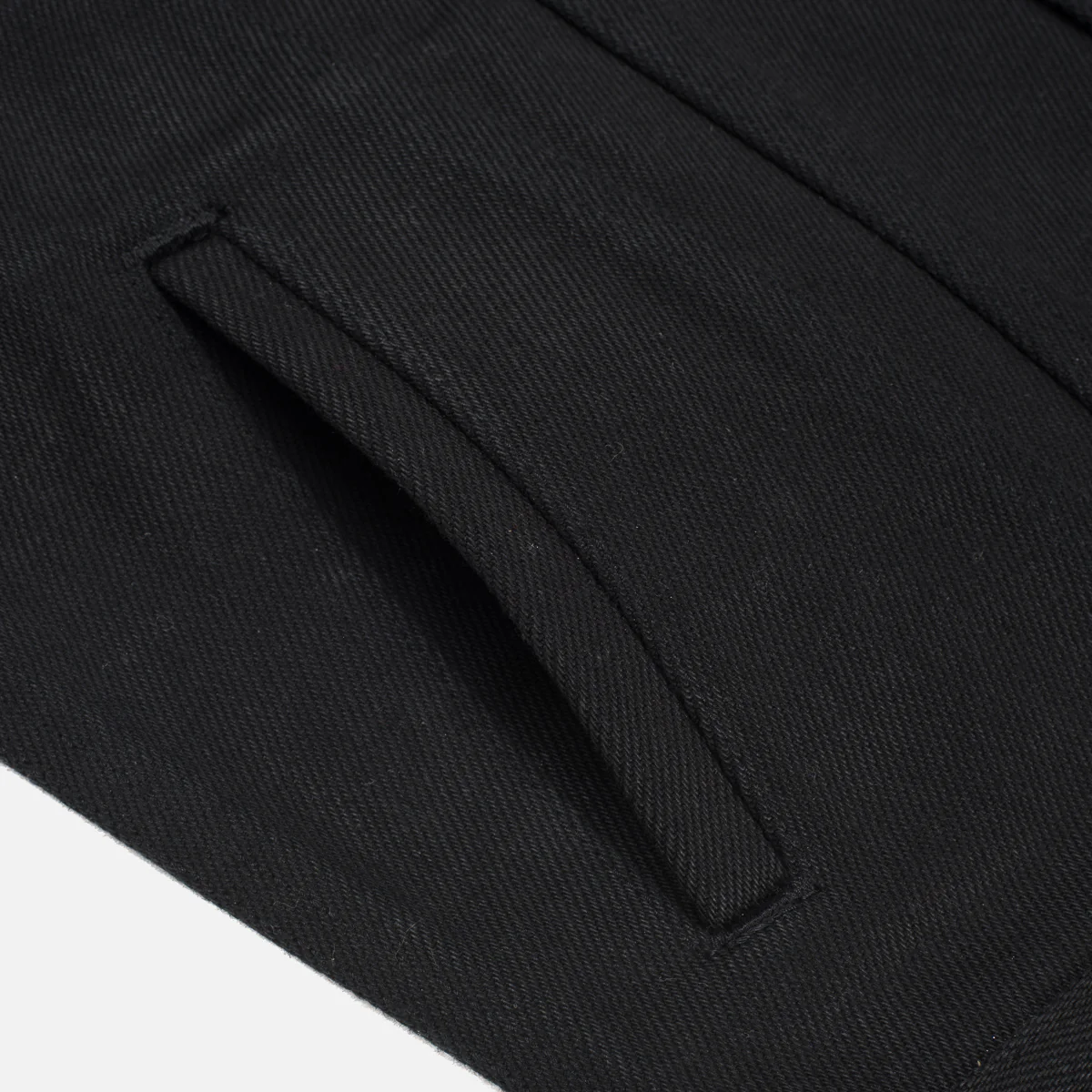 Iron Heart 21oz Non-Fade ‘Sonny’ Denim Type III Vest – Superblack / IH-9526V - Image 10
